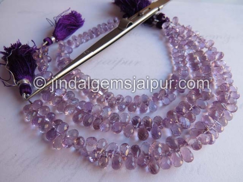 Amethyst Faceted Drops